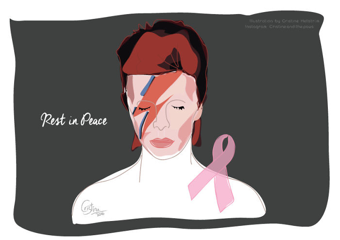 Artists Pay Tribute To Late David Bowie (289 Pics)