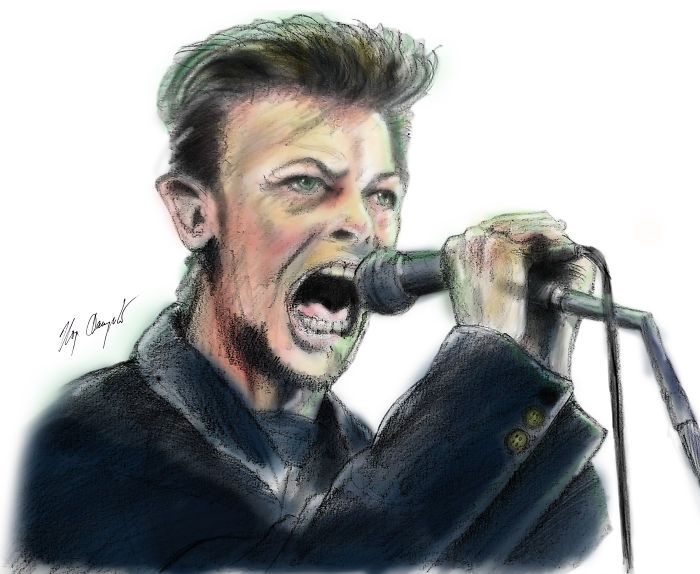 Artists Pay Tribute To Late David Bowie (289 Pics)