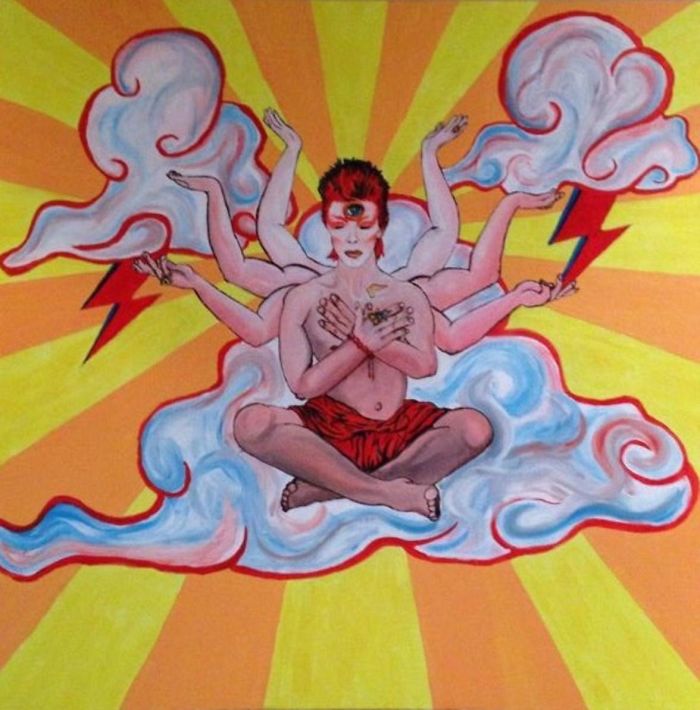 Artists Pay Tribute To Late David Bowie (289 Pics)