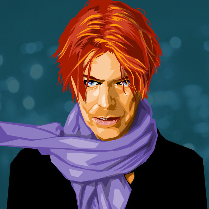 Artists Pay Tribute To Late David Bowie (289 Pics)