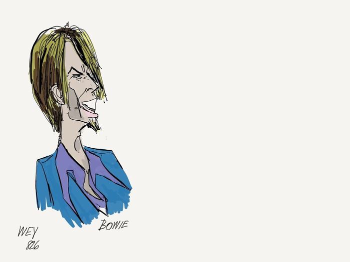 Artists Pay Tribute To Late David Bowie (289 Pics)