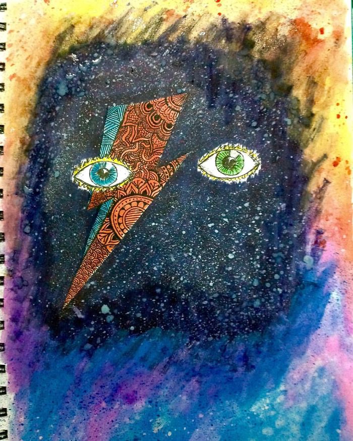 Artists Pay Tribute To Late David Bowie (289 Pics)