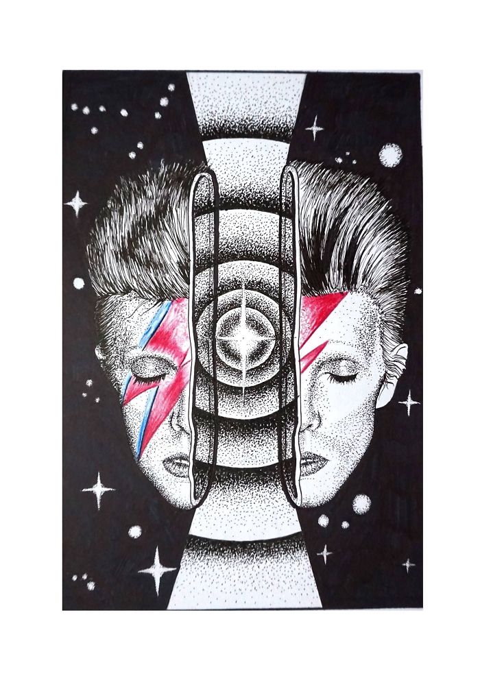 Artists Pay Tribute To Late David Bowie (289 Pics)