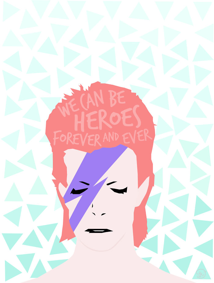 Artists Pay Tribute To Late David Bowie (289 Pics)
