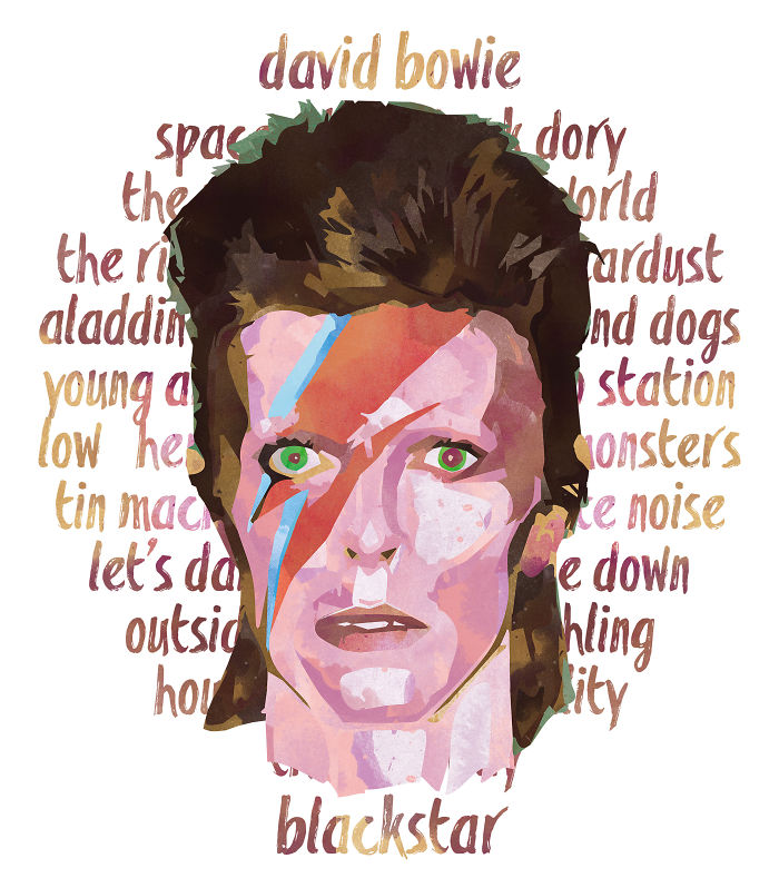 Artists Pay Tribute To Late David Bowie (289 Pics)