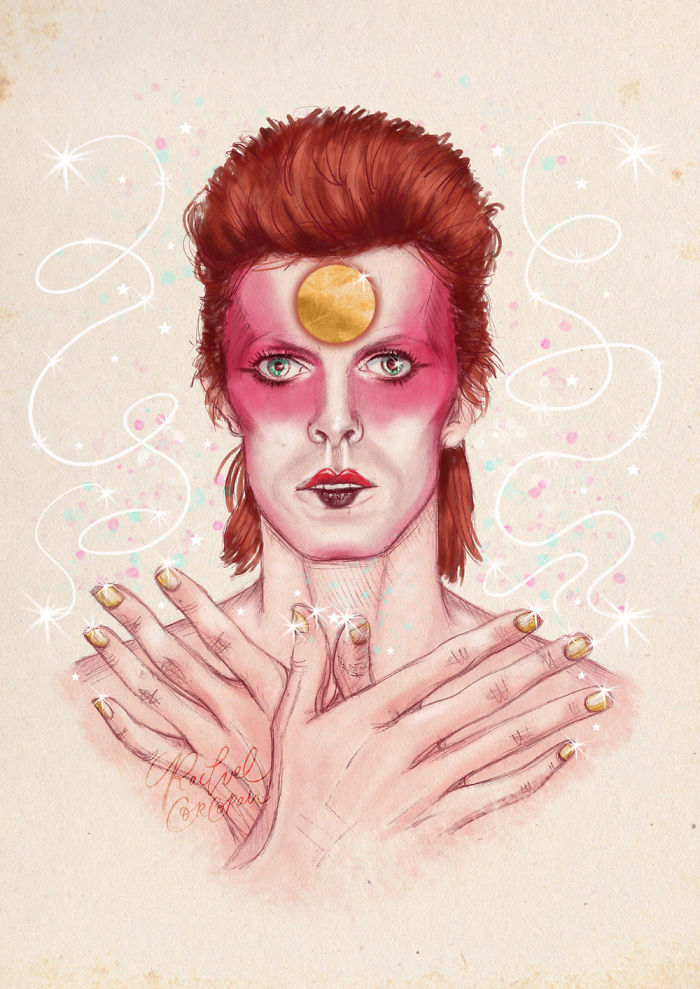 Artists Pay Tribute To Late David Bowie (289 Pics)