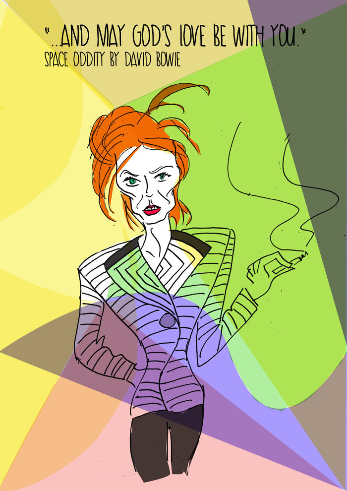 Artists Pay Tribute To Late David Bowie (289 Pics)