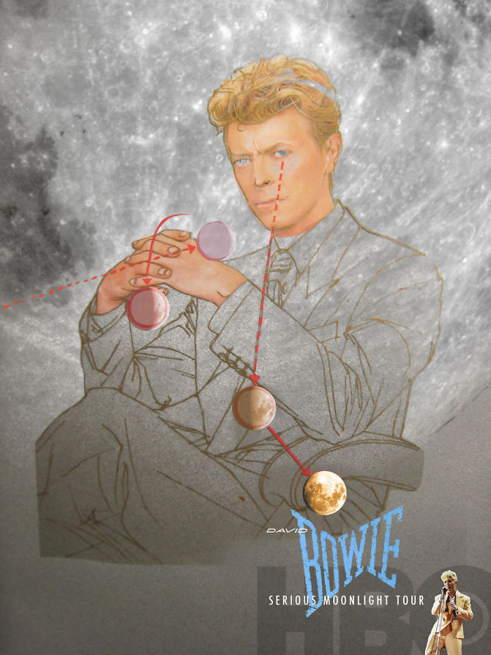 Artists Pay Tribute To Late David Bowie (289 Pics)