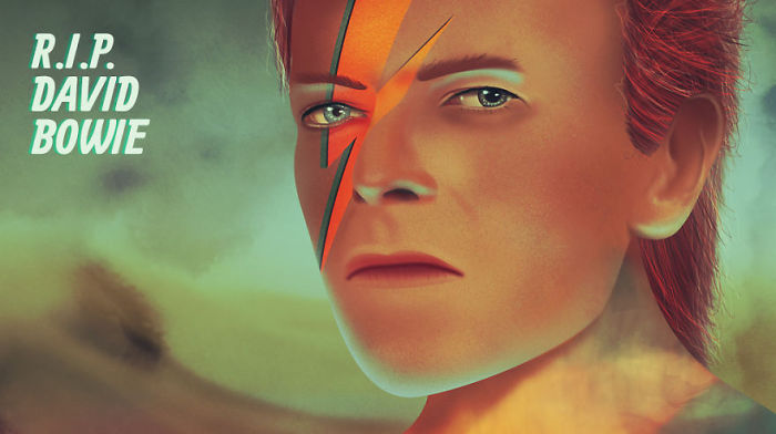 Artists Pay Tribute To Late David Bowie (289 Pics)