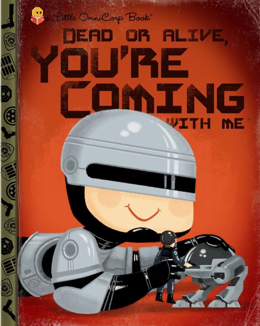 Pop Culture Icons Turned Into Kids’ Book Covers By Joey Spiotto