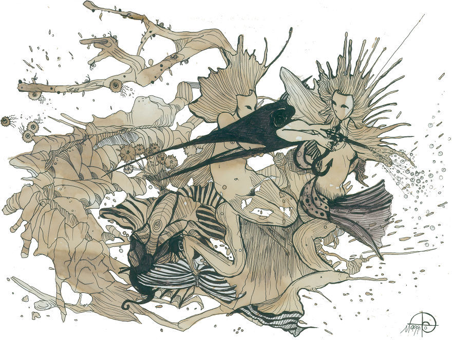 Pareidolia: I Draw The Images I See In Stains