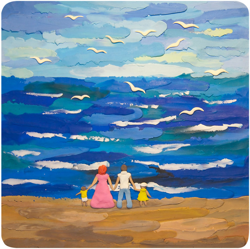 30 Years Ago My Parents Got Married, So I Made This Book For Them Based On Childhood Memories