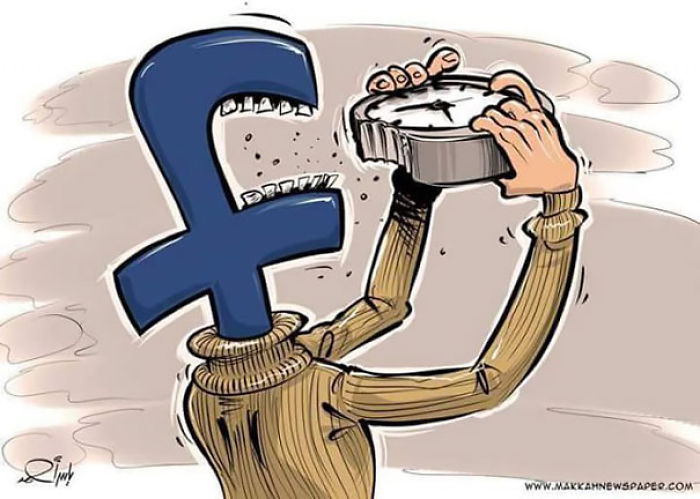 81 Satirical Illustrations Show Our Addiction To Technology