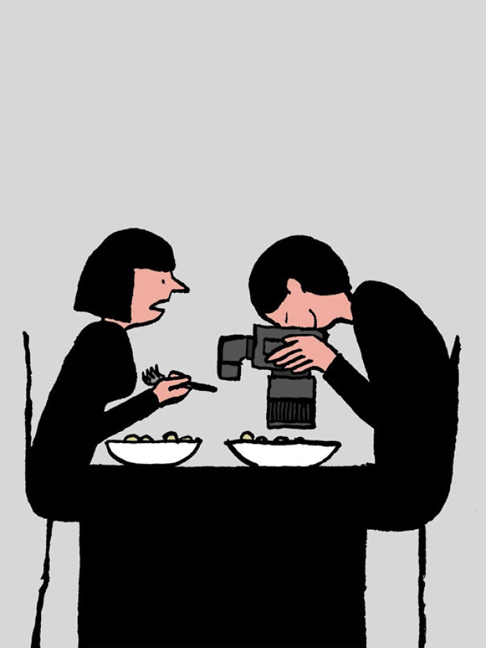 81 Satirical Illustrations Show Our Addiction To Technology