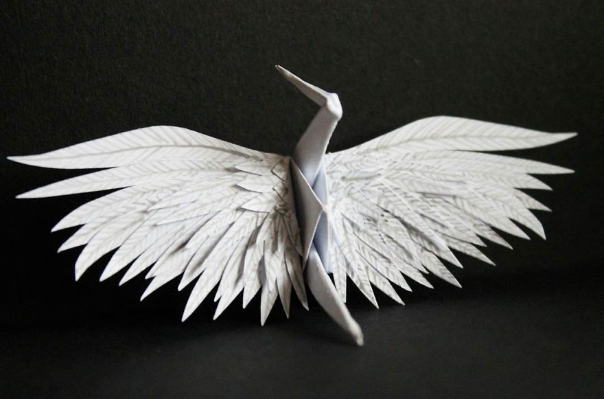 I Made An Origami Crane To Describe Each Day For The Past 365 Days I Made An Origami Crane To Describe Each Day For The Past 365 Days