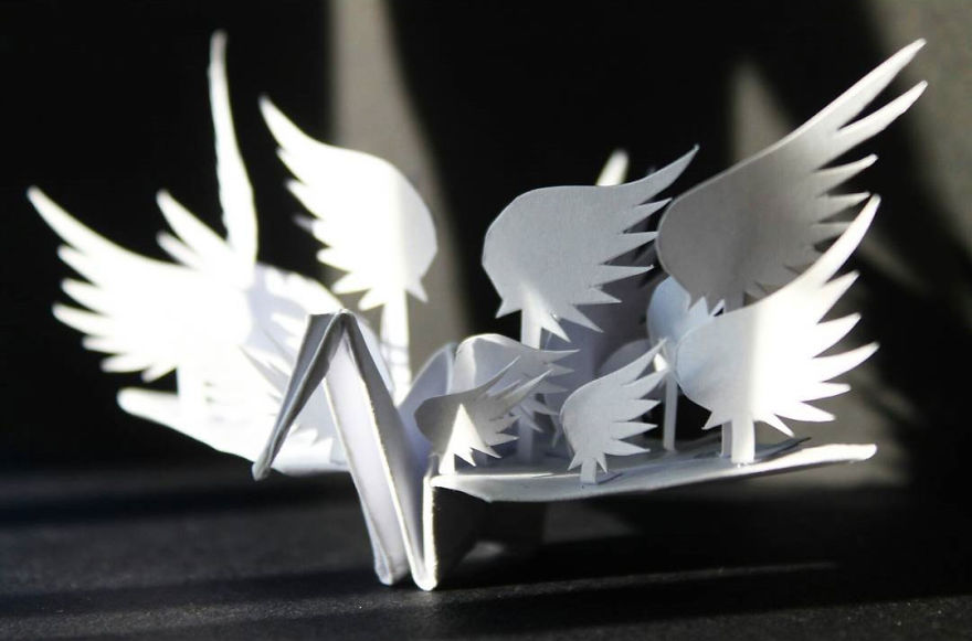 I Made An Origami Crane To Describe Each Day For The Past 365 Days I Made An Origami Crane To Describe Each Day For The Past 365 Days