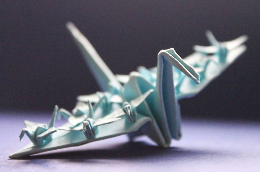 I Made An Origami Crane To Describe Each Day For The Past 365 Days I Made An Origami Crane To Describe Each Day For The Past 365 Days