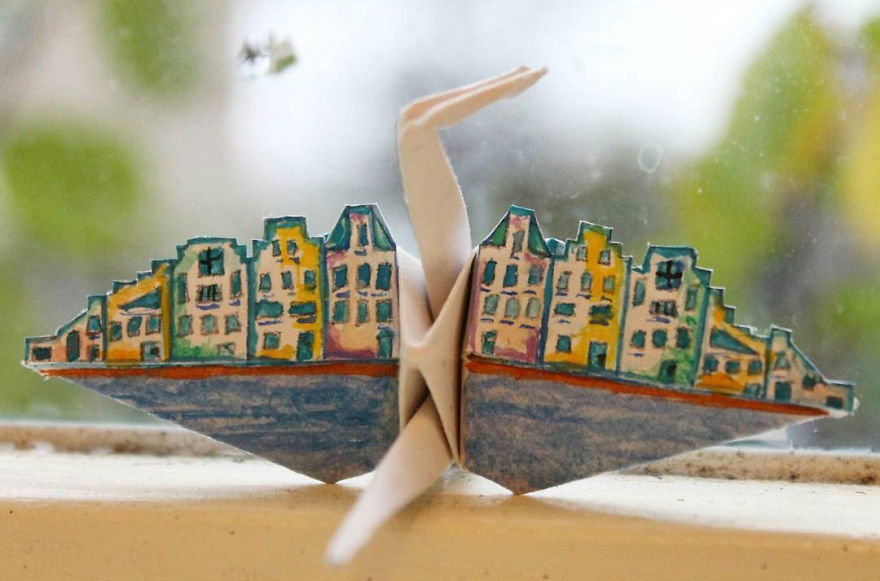 I Made An Origami Crane To Describe Each Day For The Past 365 Days I Made An Origami Crane To Describe Each Day For The Past 365 Days