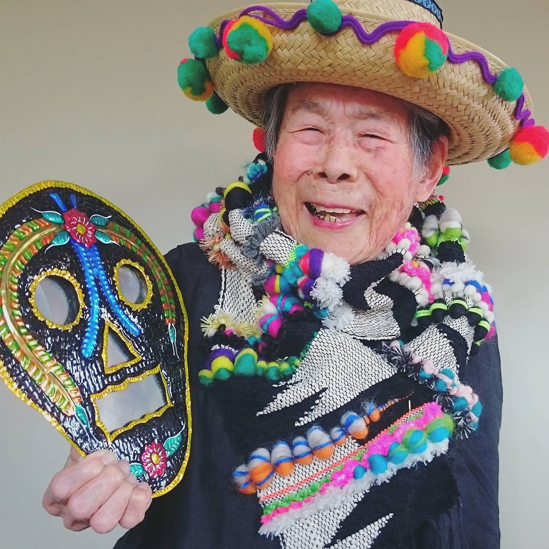 93-Year-Old Grandmother Models Her Granddaughter’s Clothes