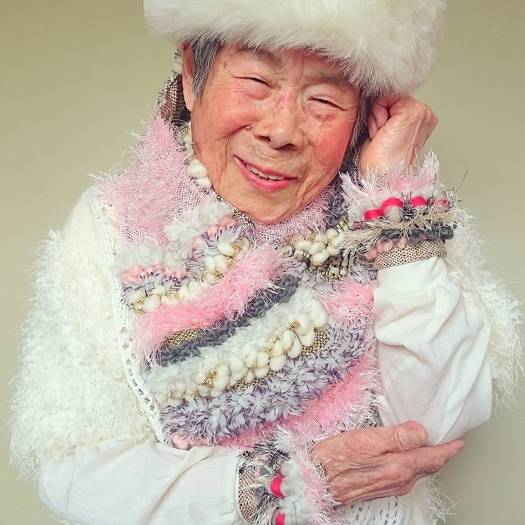 93-Year-Old Grandmother Models Her Granddaughter’s Clothes