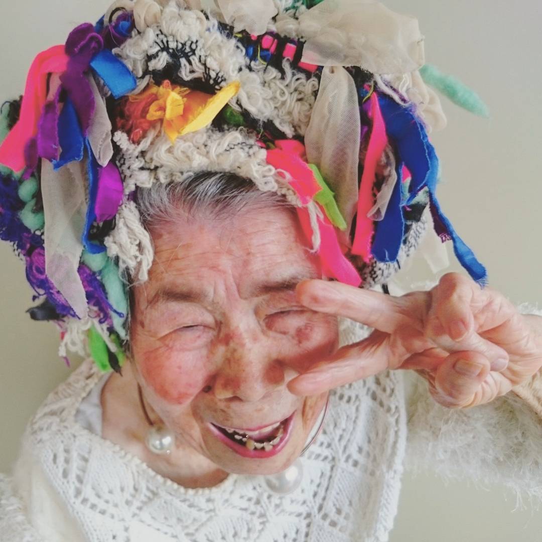 93-Year-Old Grandmother Models Her Granddaughter’s Clothes