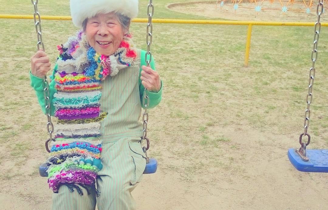 93-Year-Old Grandmother Models Her Granddaughter’s Clothes