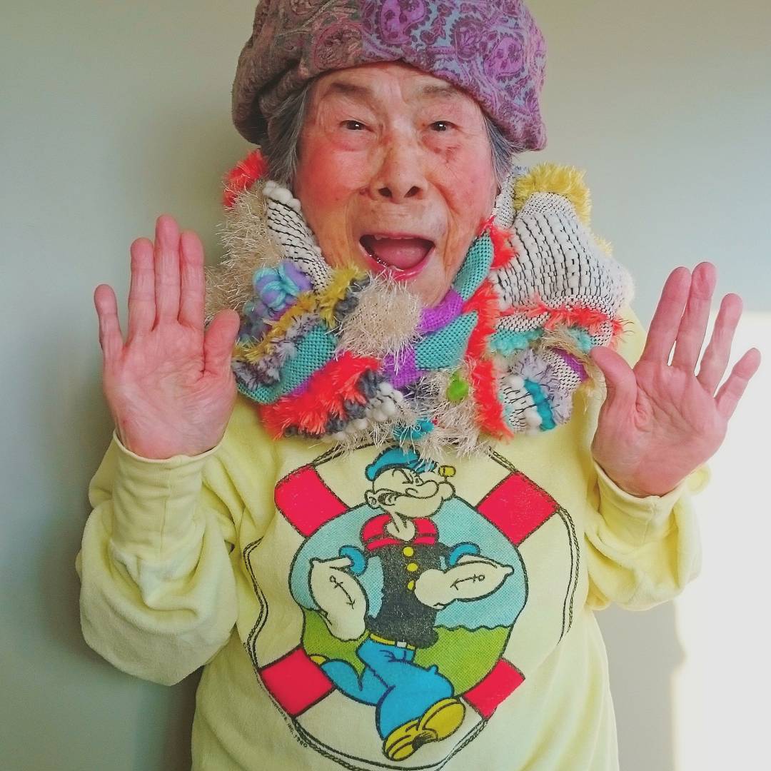 93-Year-Old Grandmother Models Her Granddaughter’s Clothes