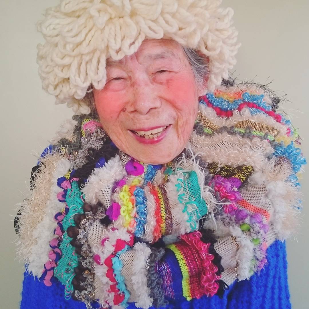 93-Year-Old Grandmother Models Her Granddaughter’s Clothes