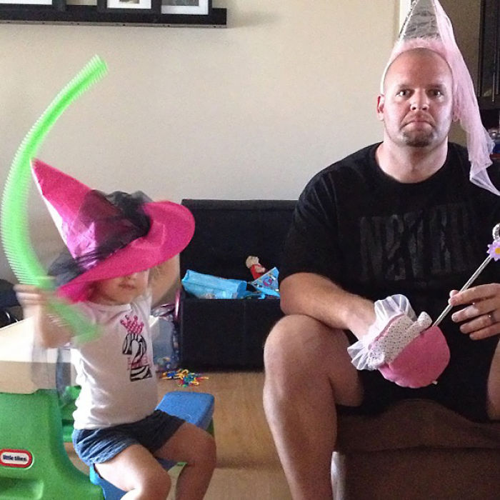 54 Dads Whose Daughters Made Them Pretty