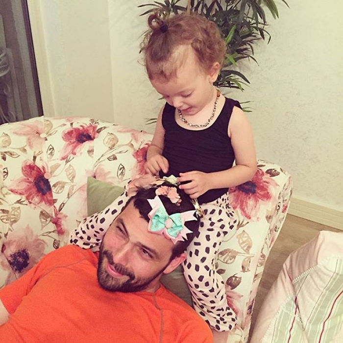 54 Dads Whose Daughters Made Them Pretty