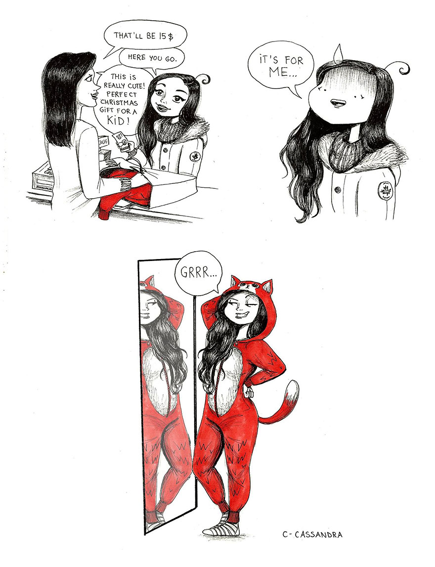 Women’s Everyday Problems Illustrated By Romanian Artist Women’s Everyday Problems Illustrated By Romanian Artist