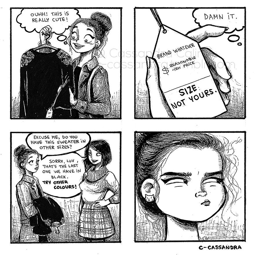 Women’s Everyday Problems Illustrated By Romanian Artist Women’s Everyday Problems Illustrated By Romanian Artist