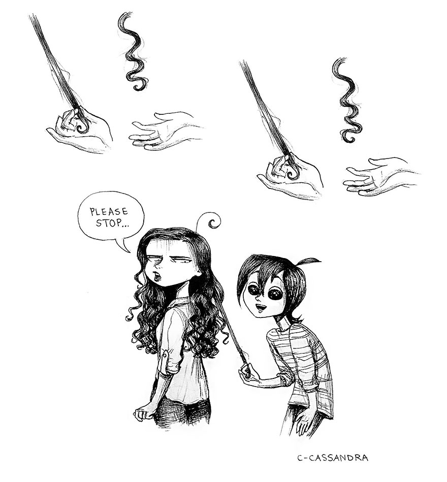 Women’s Everyday Problems Illustrated By Romanian Artist Women’s Everyday Problems Illustrated By Romanian Artist