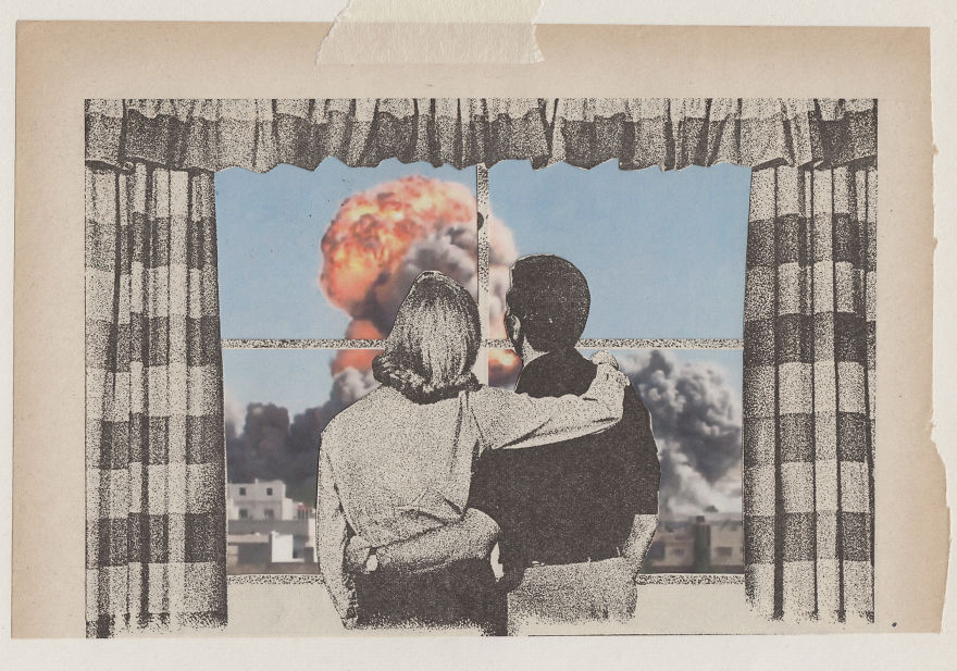 I Create Cynical Collages That Tell The Uncomfortable Truth About Our Modern World I Create Cynical Collages That Tell The Uncomfortable Truth About Our Modern World