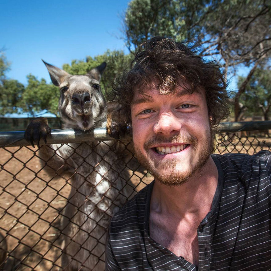 This Man Mastered The Art Of Animal Selfies This Man Mastered The Art Of Animal Selfies