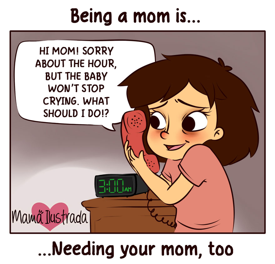 Mom Illustrates Her Everyday Motherhood Problems