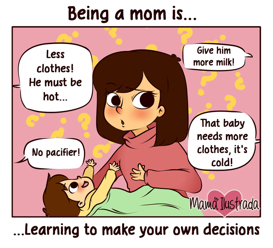 Mom Illustrates Her Everyday Motherhood Problems