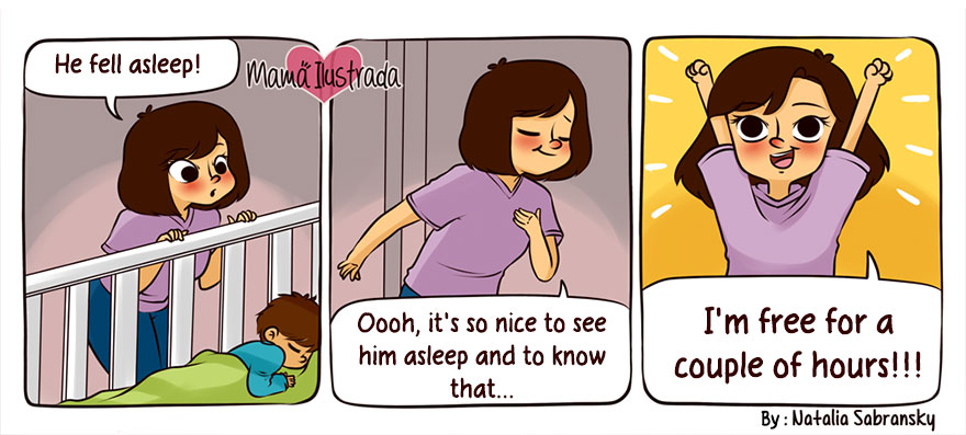 Mom Illustrates Her Everyday Motherhood Problems