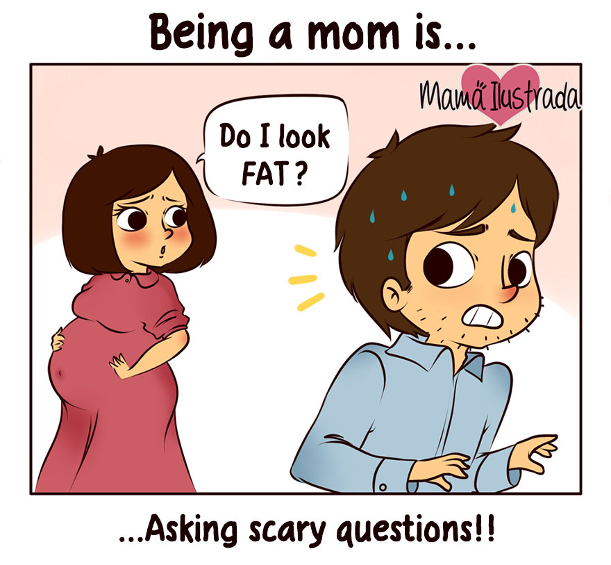 Mom Illustrates Her Everyday Motherhood Problems