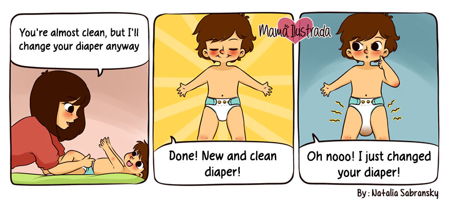 Mom Illustrates Her Everyday Motherhood Problems