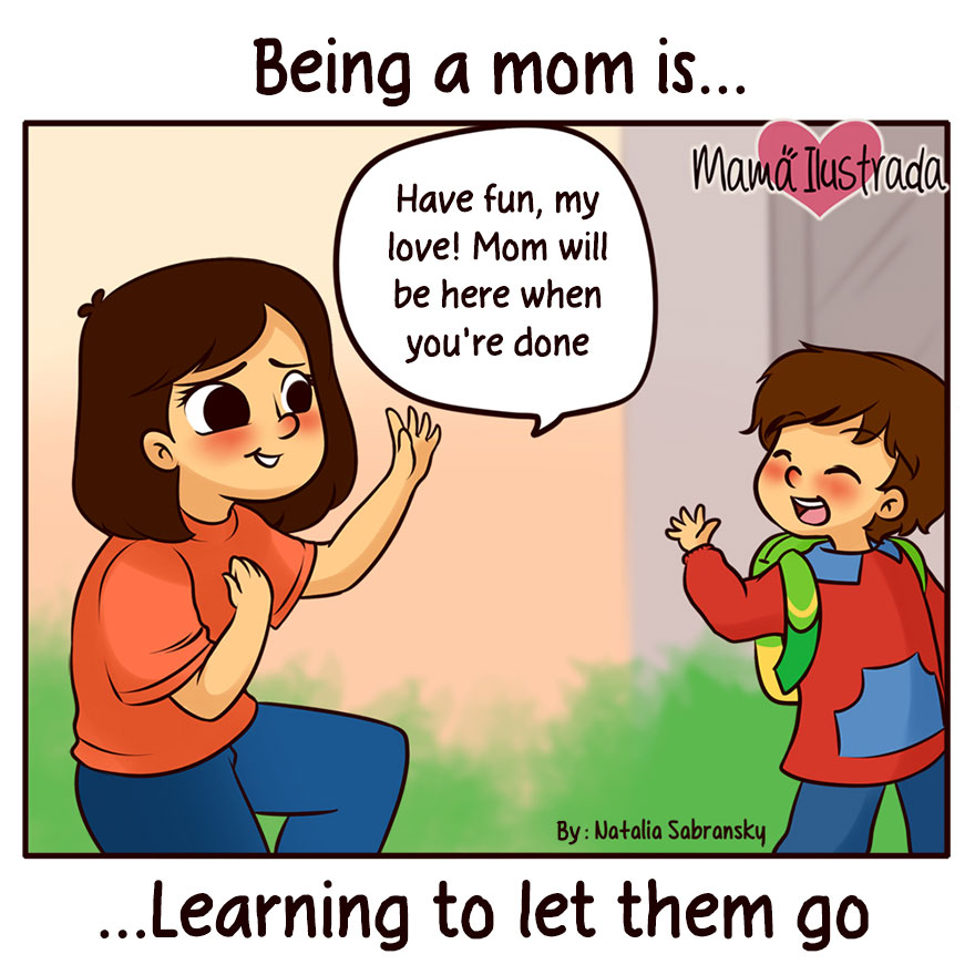 Mom Illustrates Her Everyday Motherhood Problems