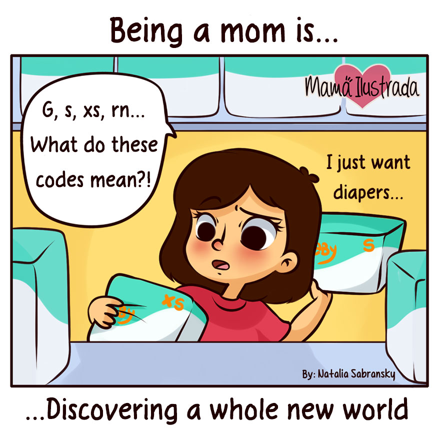 Mom Illustrates Her Everyday Motherhood Problems