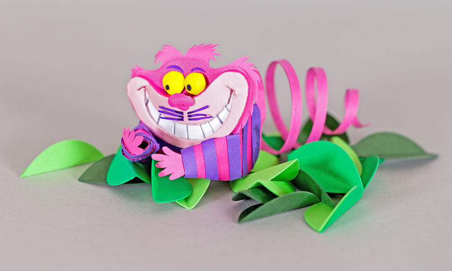 Alice In My Paper Wonderland Form The Letter A