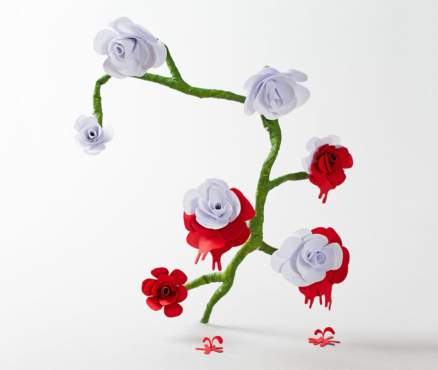 Alice In My Paper Wonderland Form The Letter A