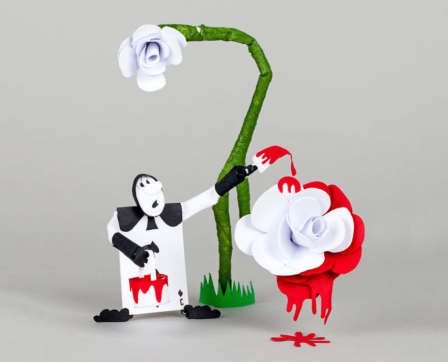 Alice In My Paper Wonderland Form The Letter A