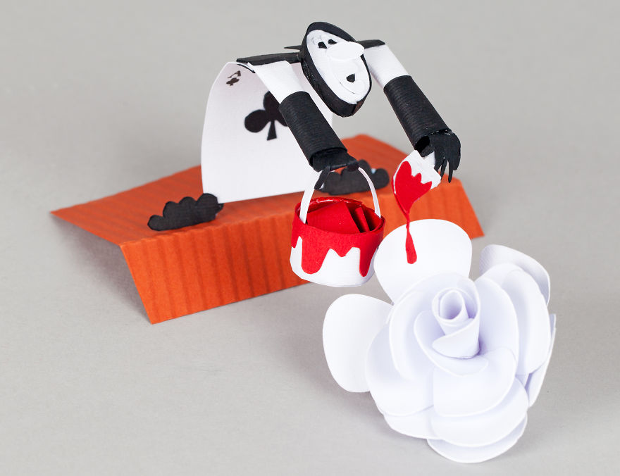 Alice In My Paper Wonderland Form The Letter A