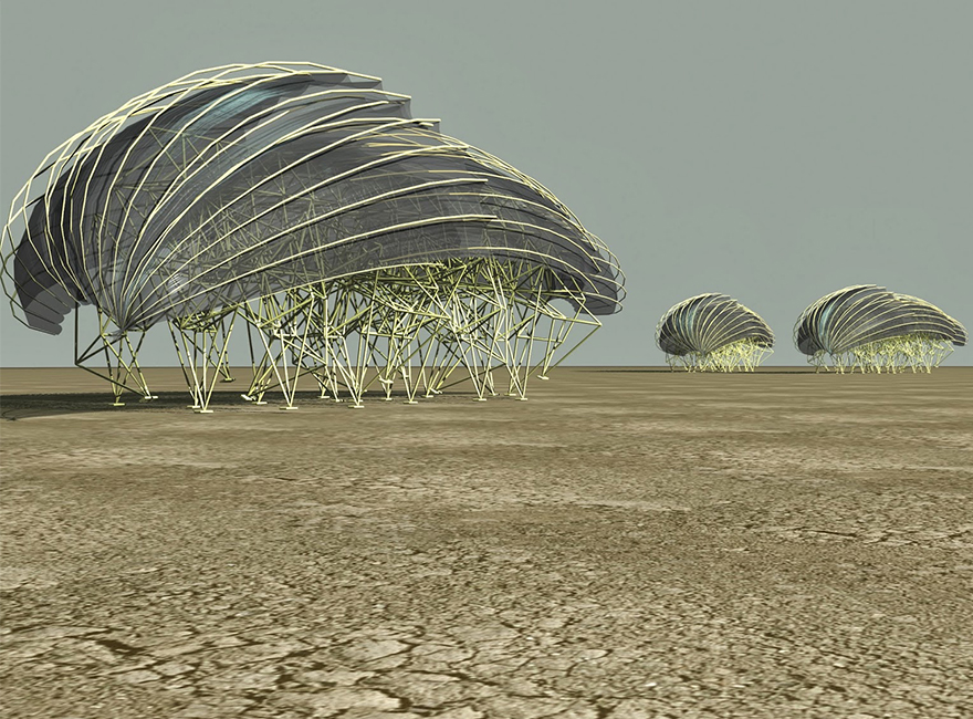 Dutch Artist Creates Wind-Powered Walking Sculptures