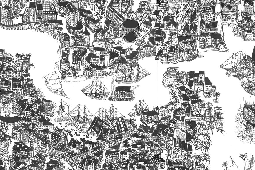 I’ve Been Developing This Maze City For 5 Years While Travelling Around The World I’ve Been Developing This Maze City For 5 Years While Travelling Around The World