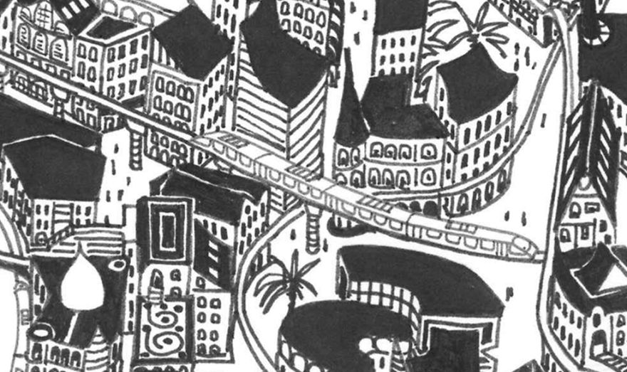 I’ve Been Developing This Maze City For 5 Years While Travelling Around The World I’ve Been Developing This Maze City For 5 Years While Travelling Around The World