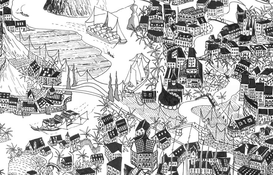 I’ve Been Developing This Maze City For 5 Years While Travelling Around The World I’ve Been Developing This Maze City For 5 Years While Travelling Around The World